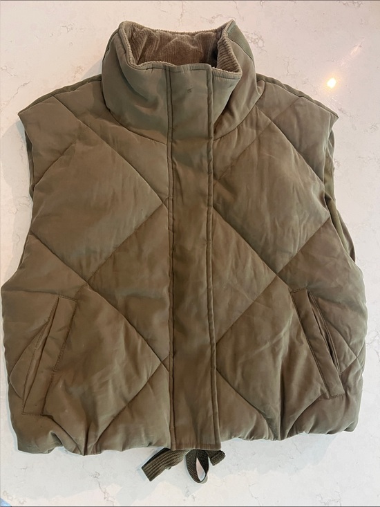 FP Movement by Free People Jackets & Blazers - FP Movement by Free People No Chill Puffer Vest in Olive size XS